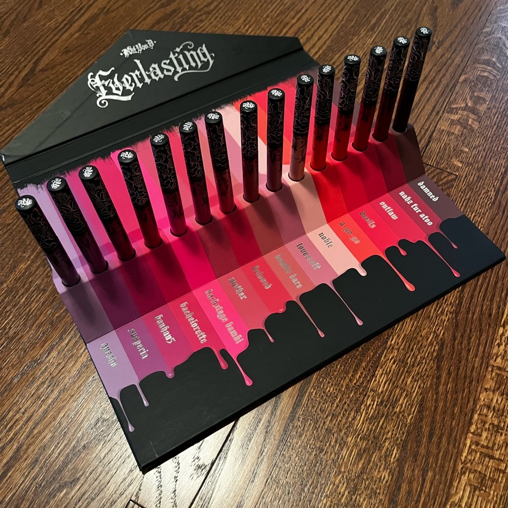 Kat Von D Everlasting Obsession 15 Piece Liquid Lipstick set
